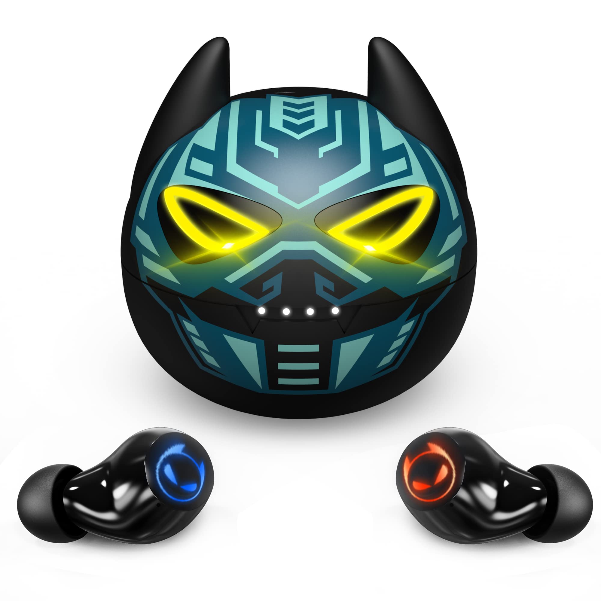 AMAFACE Wireless Bluetooth Earbuds with Charging Case - IPX5 Waterproof, Bass Sound, Touch Control, 36H Playtime for Running, Gym & Travel - Cool Design Sports Headphones with Built-in Mic