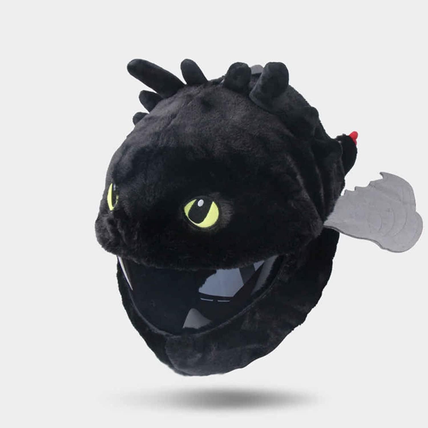 Black Dragon Motorcycle Helmet Cover - Durable & Stylish for Outdoor Riding, Racing, and Motorcycle Shows