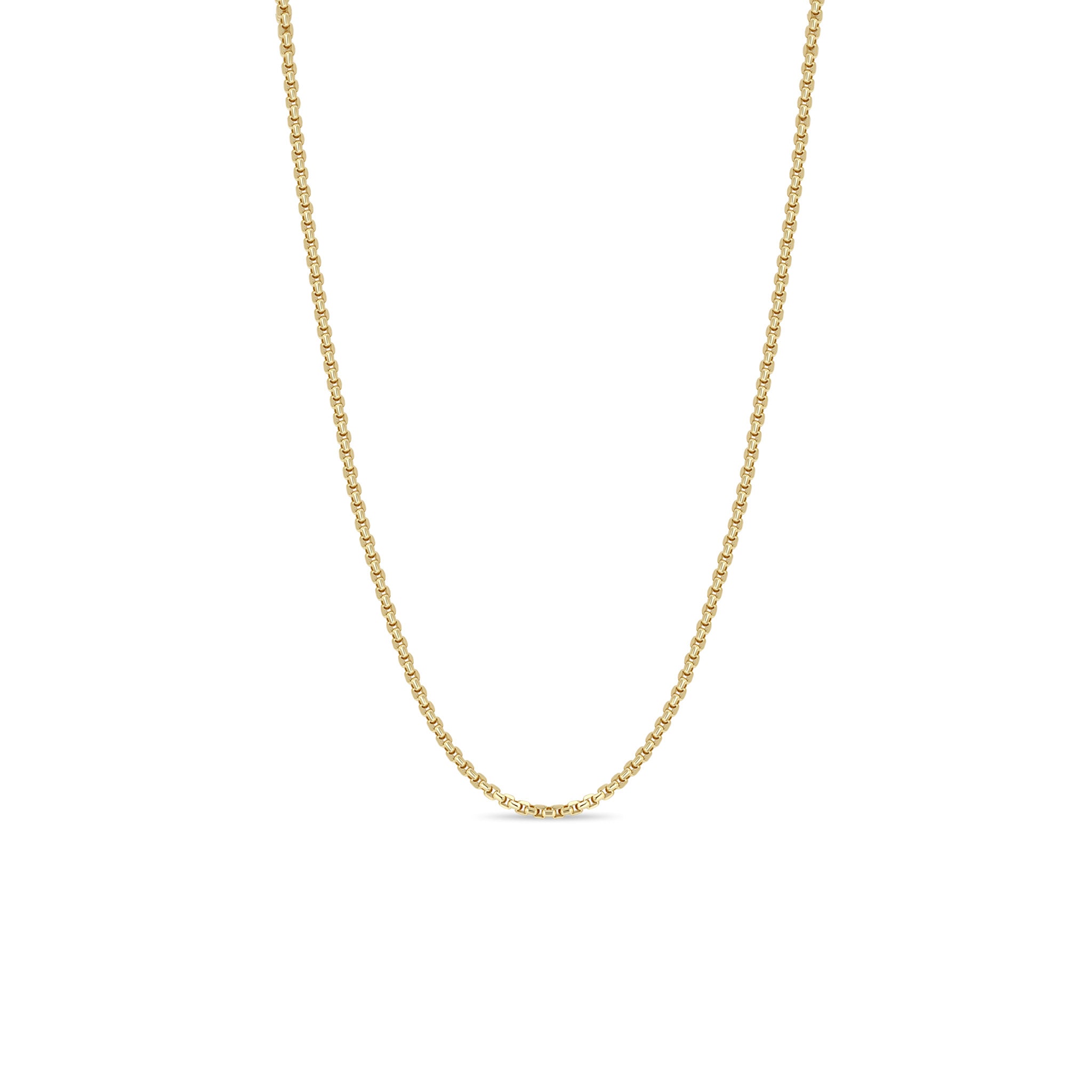 14K Gold Extra Small Box Chain Necklace for Women - Dainty Delicate Layering Necklace - Perfect for Everyday Wear, Gifts & Special Occasions
