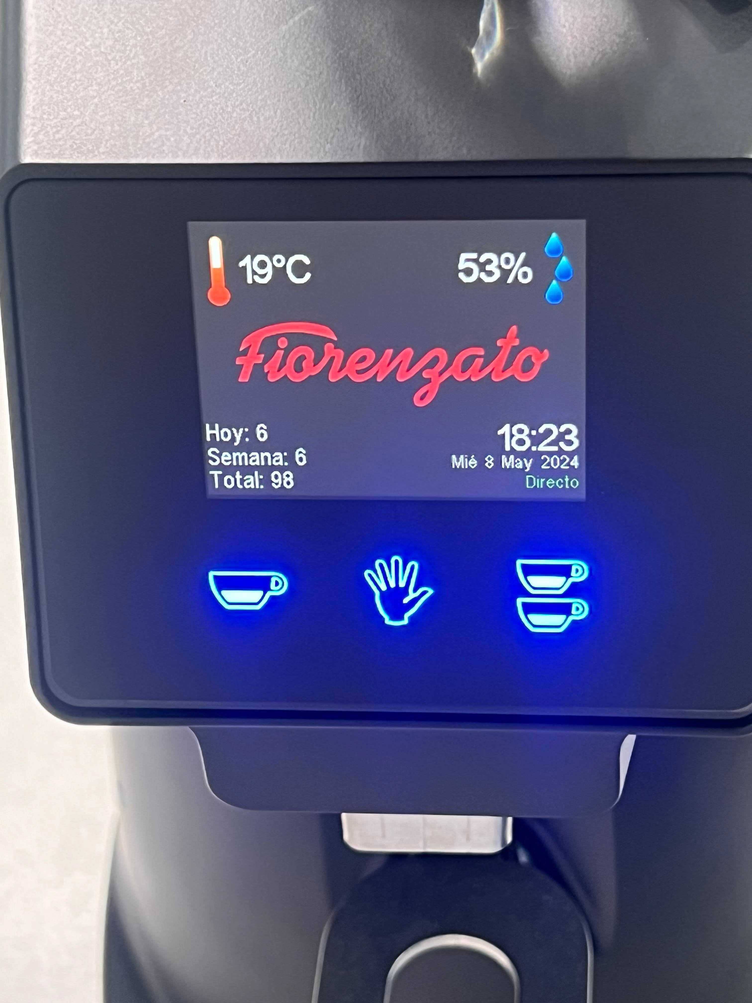 Fiorenzato F71 Black Commercial Espresso Machine - Premium Showroom Used for Coffee Shops & Restaurants