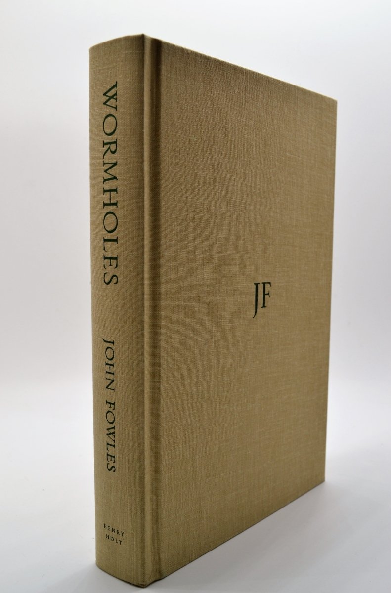 Signed First Edition - Wormholes by John Fowles | Rare Collector's Book | Perfect for Literary Enthusiasts & Book Collectors