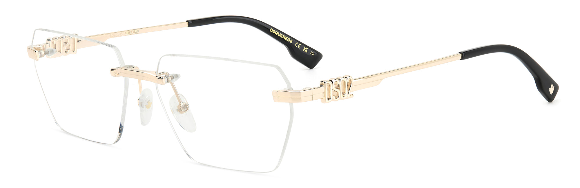 DSQUARED2 D2 0102 Sunglasses - Polarized UV Protection Aviator Sunglasses for Men & Women - Perfect for Driving, Beach & Outdoor Activities