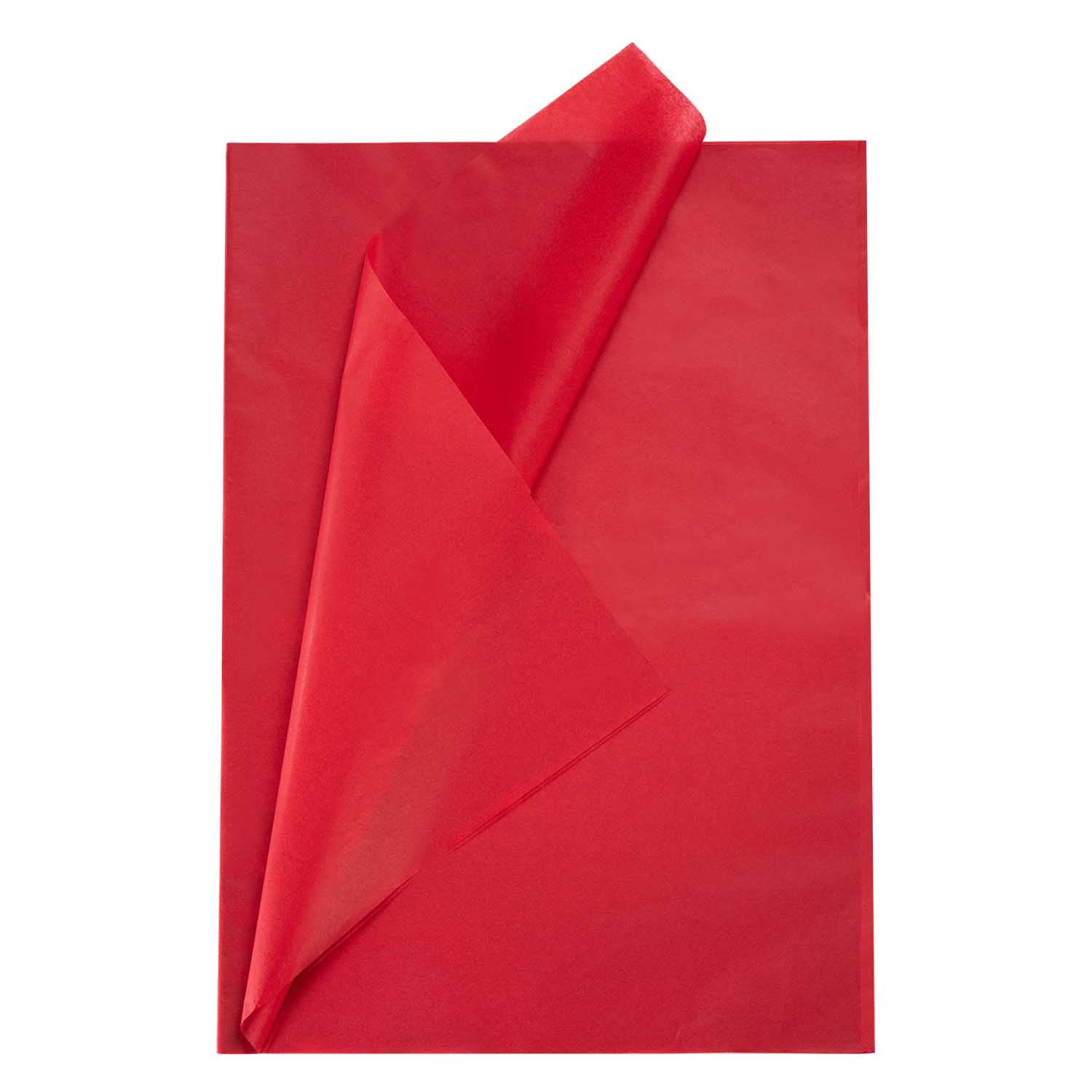 Premium Red Tissue Wrapping Paper 20x28 Inches (10 Sheets) - Gift Wrap for Flowers, DIY Crafts, Party Favors & Goody Bags - Perfect for Birthday Gifts, Wedding Decorations & Handmade Card Making