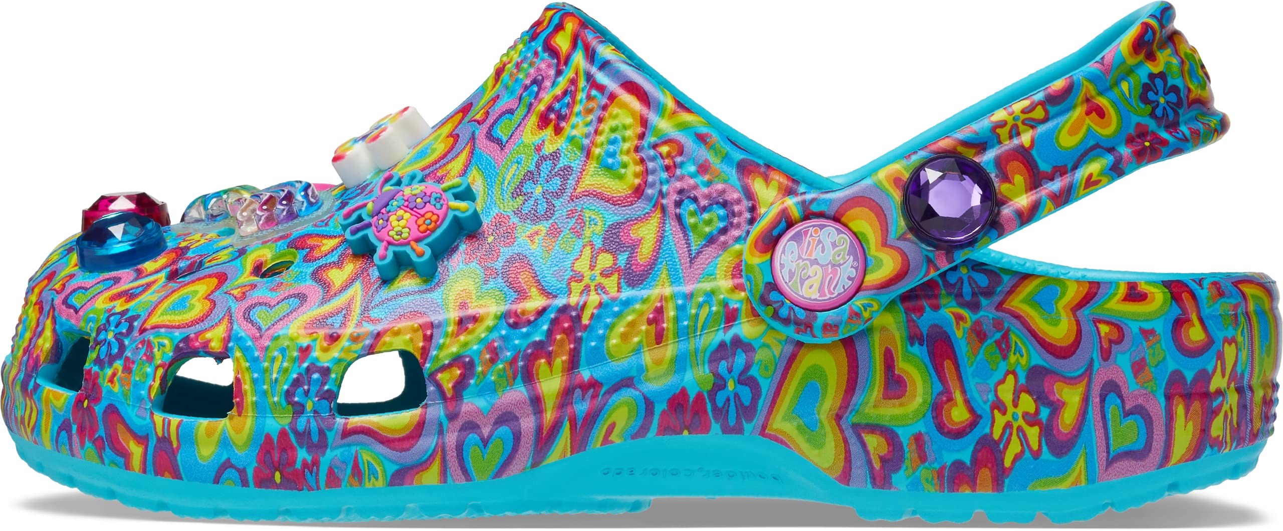 Crocs Unisex-Child Classic Lisa Frank Clogs | Waterproof Kids & Toddler Shoes for School, Play & Outdoor Activities