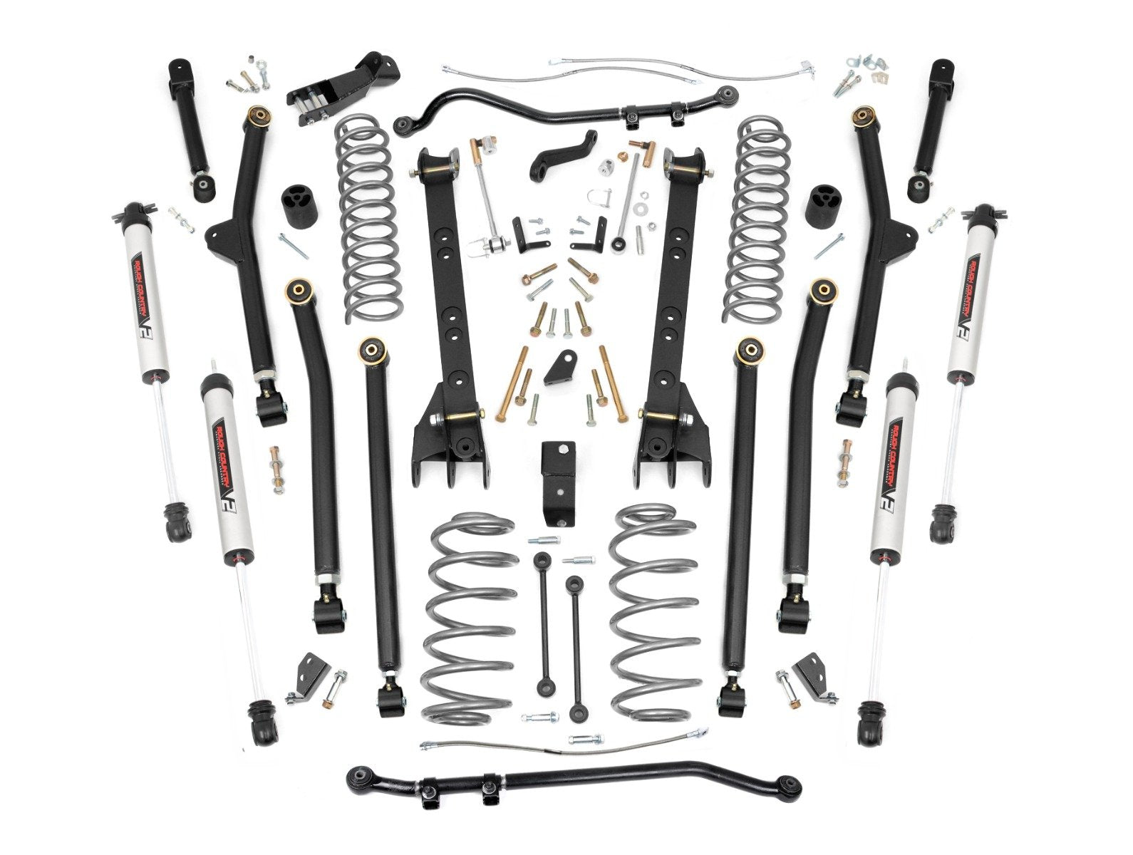 6 Inch Lift Kit Long Arm V2 for Jeep Wrangler TJ 4WD (1997-2006) - Heavy Duty Off-Road Suspension Upgrade for Enhanced Trail Performance
