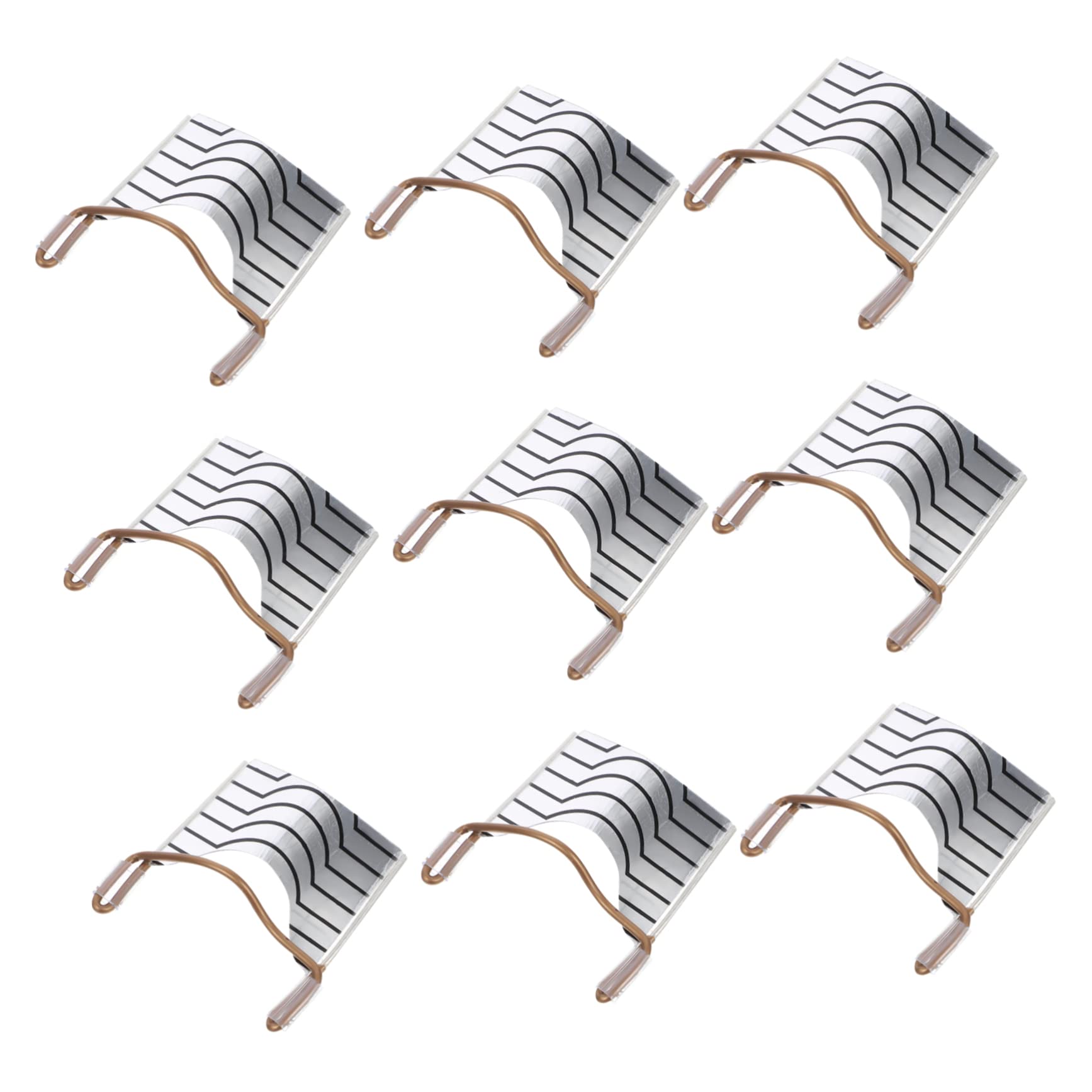 FRCOLOR 10pcs Professional Nail Art Kit - Nail Extension Forms, Manicure Tools, Finger Cots & Silver Nail Foil Art Accessories for Salon & Home Nail Care