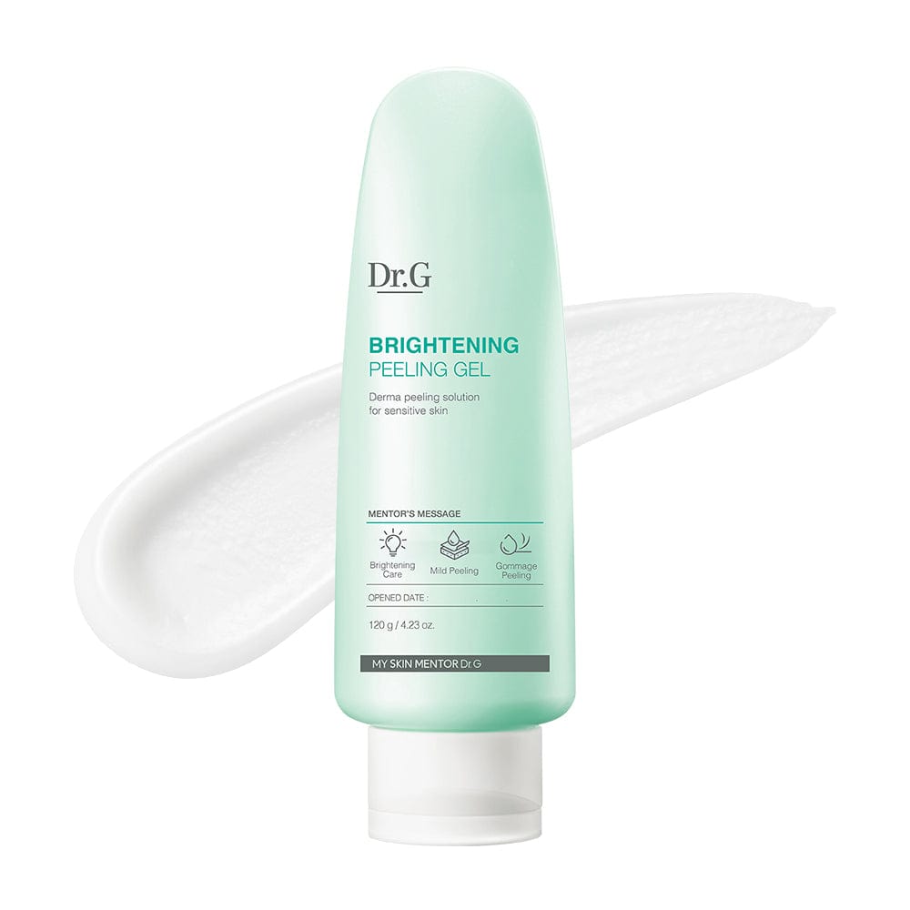 DR.G Brightening Peeling Gel (120g) - Exfoliating Face Scrub for Glowing Skin, Dark Spot Treatment & Gentle Exfoliation - Perfect for Daily Skincare Routine & Acne-Prone Skin