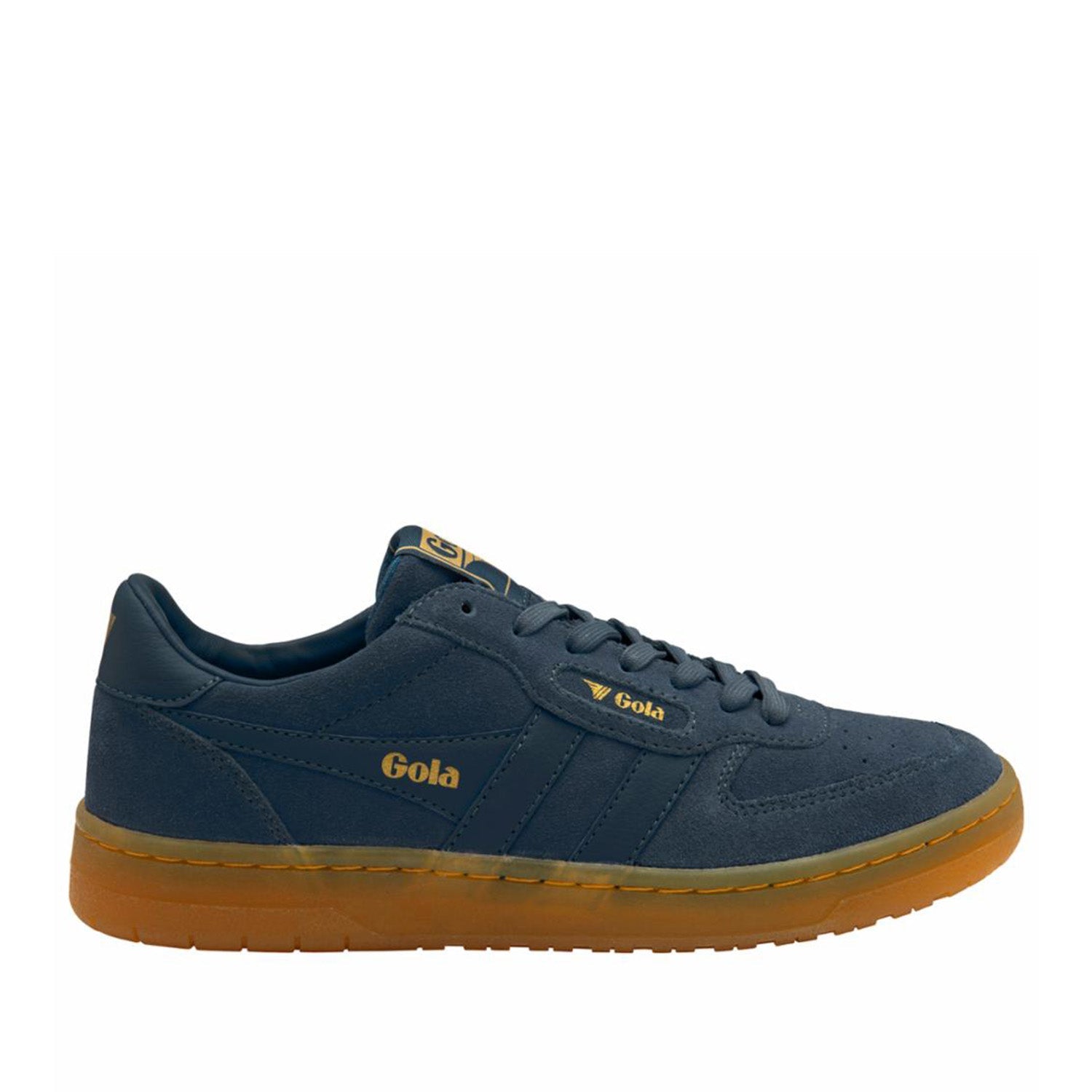 Gola Men's Hawk Suede 86 Blue Sneakers - Classic Retro Running Shoes for Casual Wear & Street Style Fashion