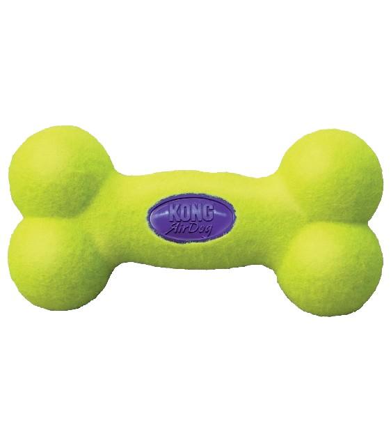 Kong AirDog Squeaker Bone Dog Toy - Durable Chew Toy for Small & Large Dogs, Interactive Play & Teeth Cleaning - Perfect for Indoor & Outdoor Fetch Games