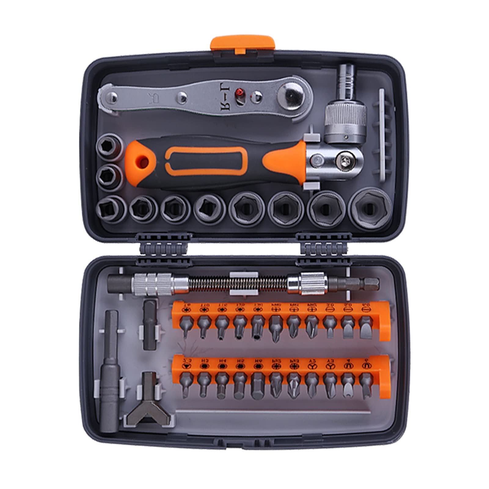 Magnetic Ratchet Screwdriver Set - 32-Piece Multifunctional Socket Wrench & Bit Set for Home Repair, Automotive & DIY Projects | Durable Screwdriver Tool Kit with Storage Case