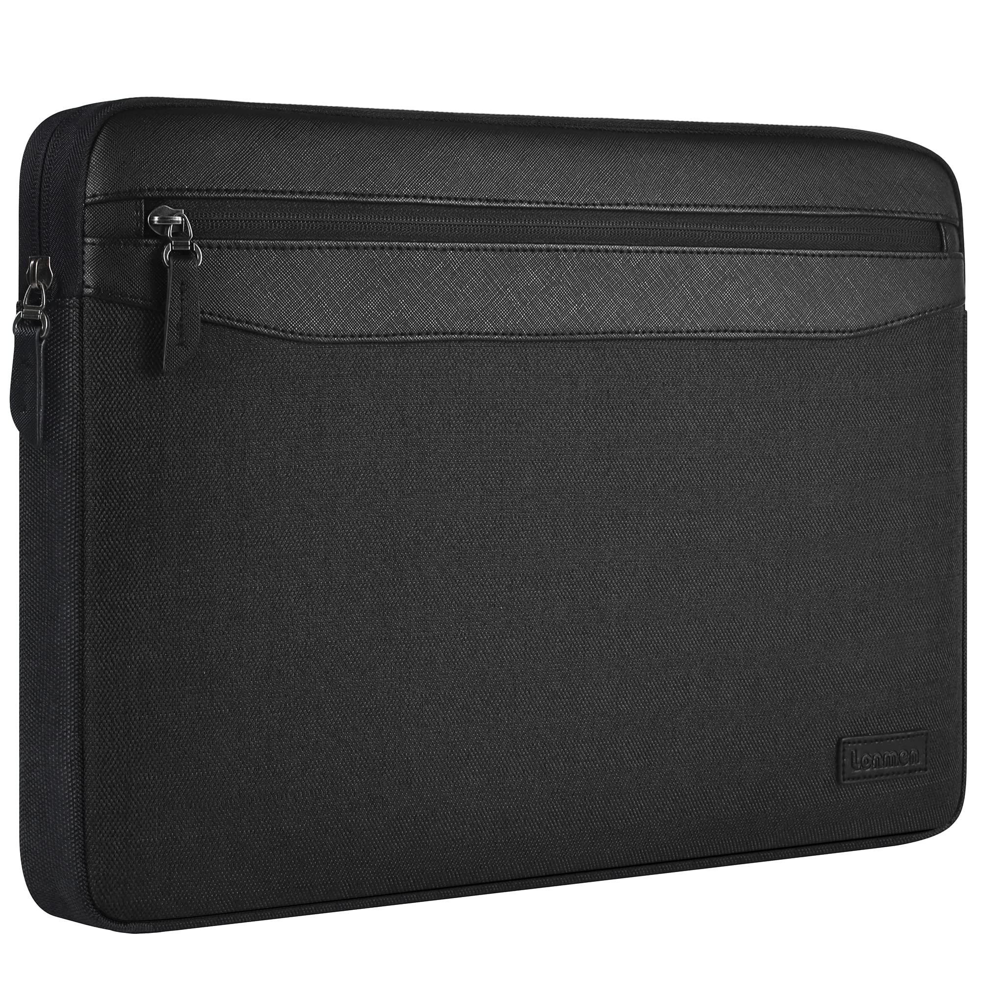 Waterproof 12.5-13 Inch Laptop Sleeve Case for MacBook Pro, iPad Pro 2016-2017, Surface Laptop 2 & Lenovo Yoga C630 - Black | Perfect for Travel, Office & School Protection