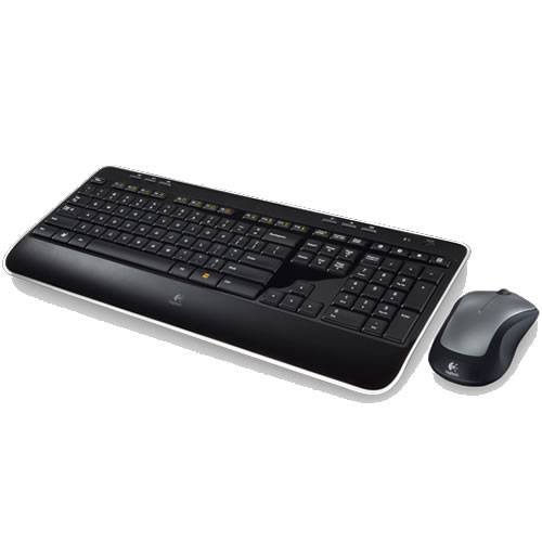 Logitech Wireless Keyboard and Mouse Combo - 2.4GHz USB Receiver - Ergonomic Design for PC, Laptop, Office & Home Use - US Layout (English) - Perfect for Work, Gaming & Everyday Computing