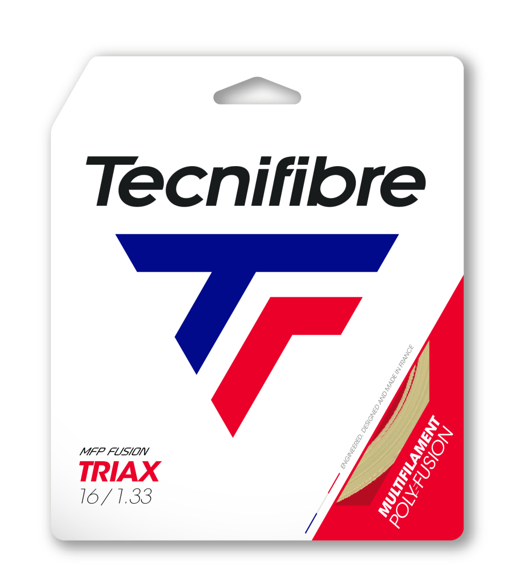 Tecnifibre Triax Tennis String - High Performance Multifilament for Power & Control | Perfect for Competitive Play & Training