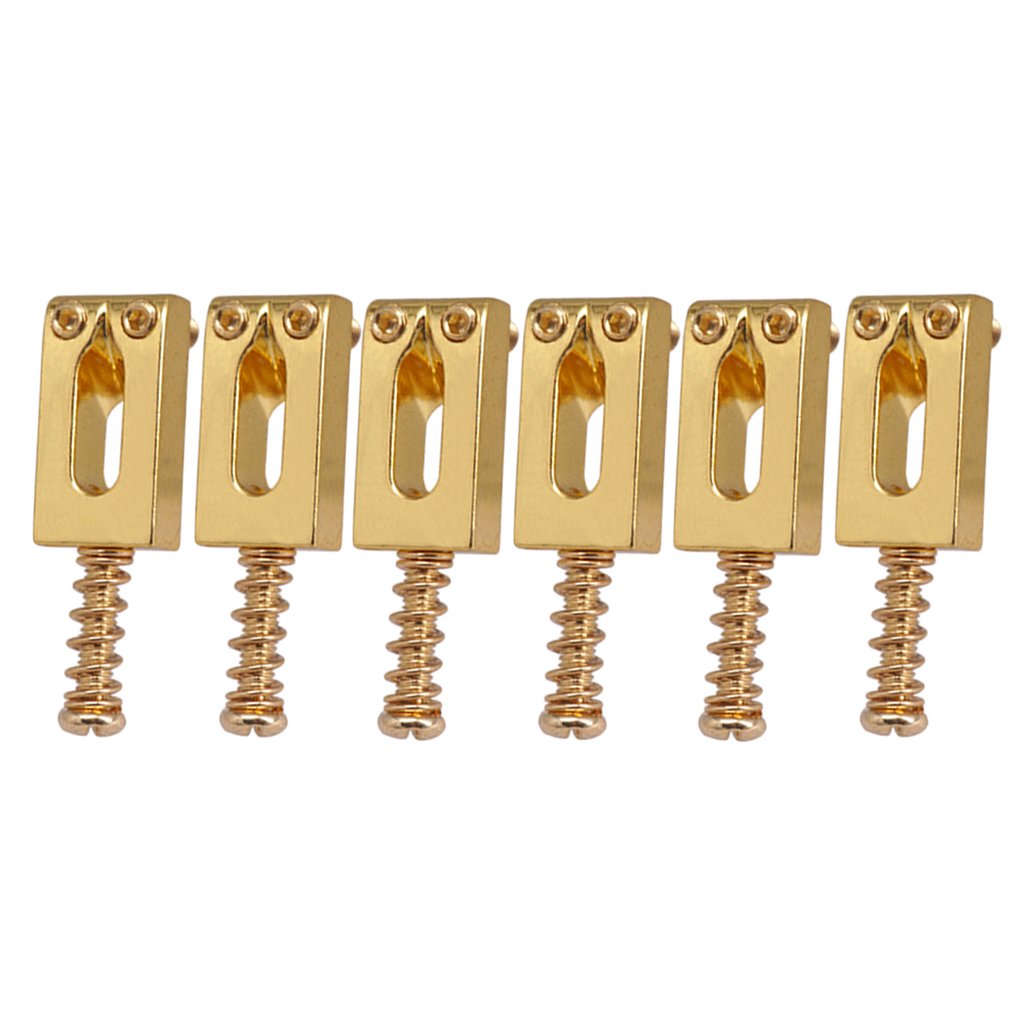 6-Piece Iron and Brass Guitar Picks Set - Premium Accessories for Electric & Acoustic Guitar Players - Perfect for Practice, Performances, and Studio Recording