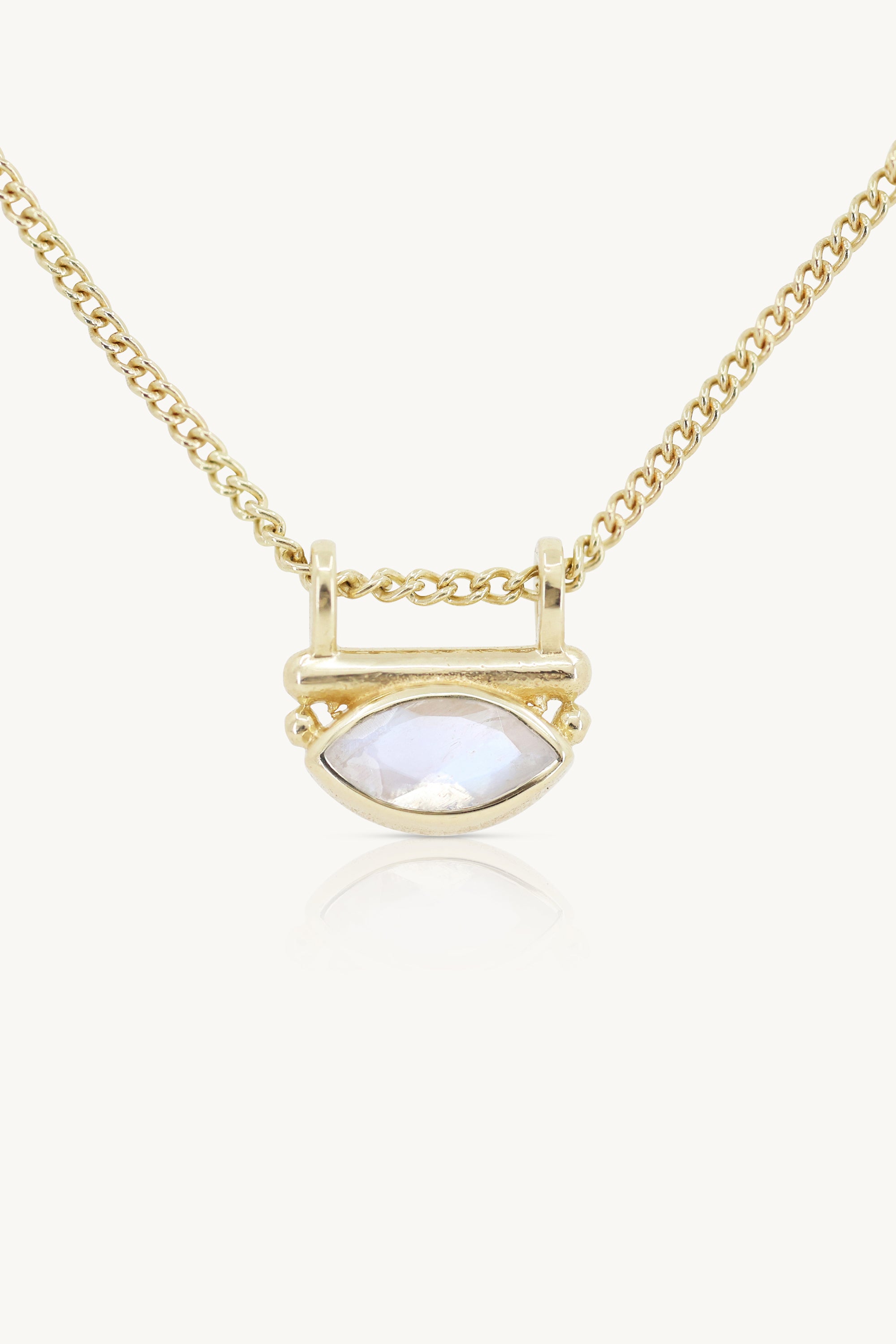 Nyra Moonstone Gold Necklace for Women - Elegant Healing Crystal Jewelry Gift for Birthday, Anniversary & Special Occasions | Perfect for Meditation, Yoga & Spiritual Healing