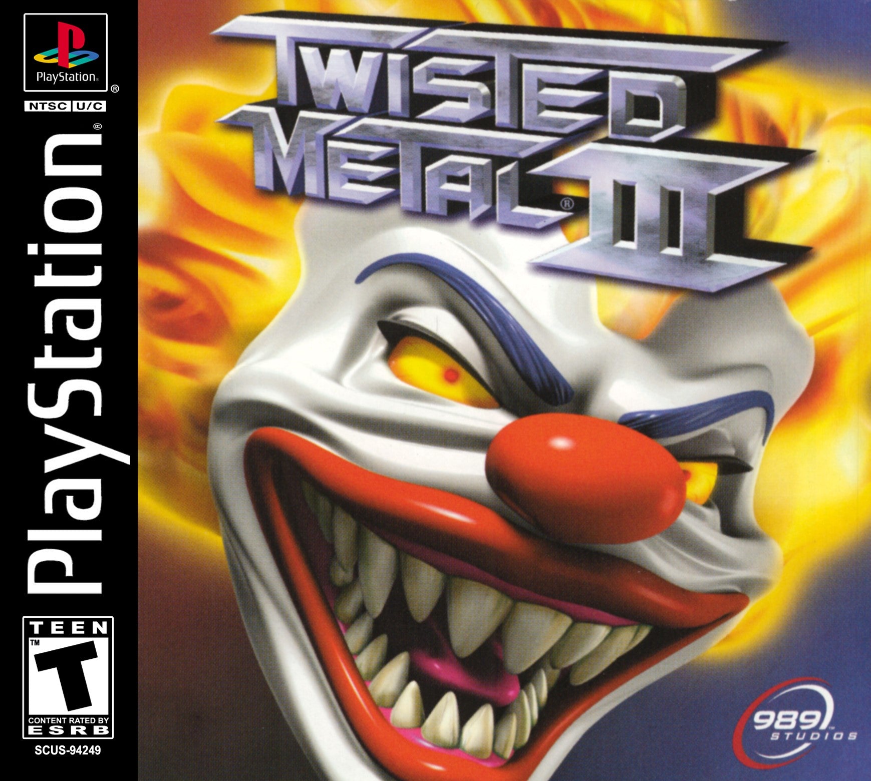 Twisted Metal III - Classic PlayStation Racing Game | High-Speed Combat & Destruction | Perfect for Retro Gaming Nights & Multiplayer Battles