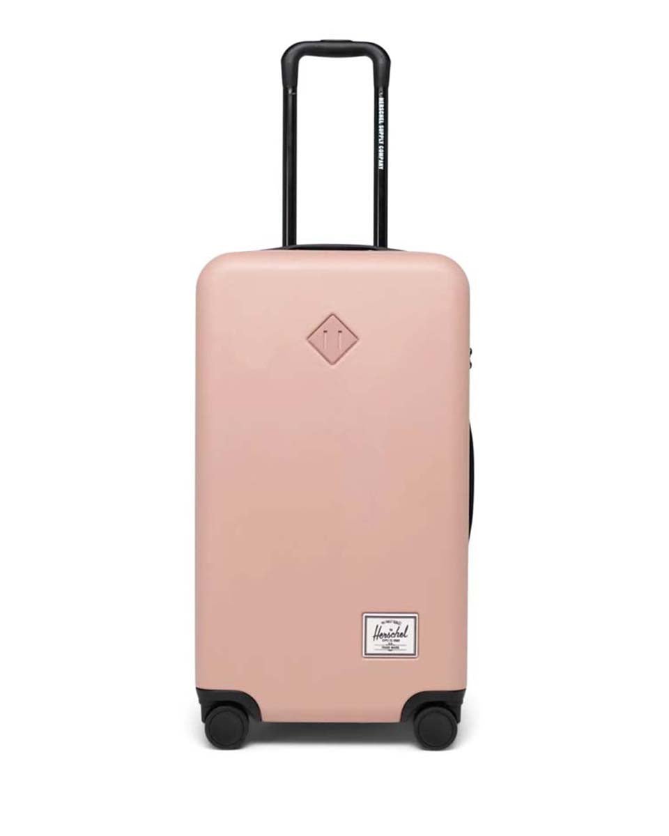Herschel Heritage Hardshell Medium Luggage - Ash Rose | Durable Carry-On Suitcase for Travel, Business Trips & Weekend Getaways