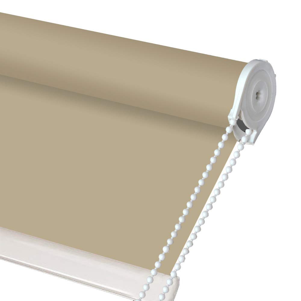 LETAU Blackout Window Shades 46x96 Inches - Waterproof, Oil Resistant, UV Protection & Energy Saving Roller Blinds for Home, Hotel, Club, Restaurant - Perfect for Bedrooms, Living Rooms & Offices