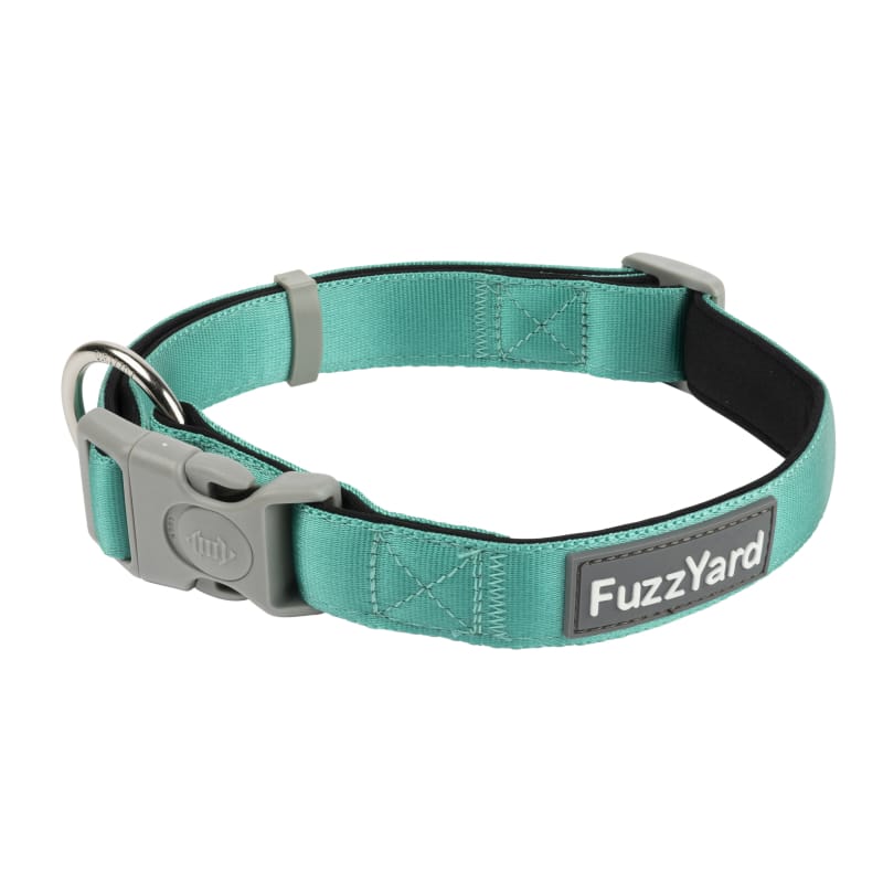 Fuzzyard Lagoon Dog Collar - Soft & Comfortable Pet Collar with Adjustable Buckle (3 Sizes: S/M/L) - Perfect for Daily Walks, Training & Outdoor Adventures