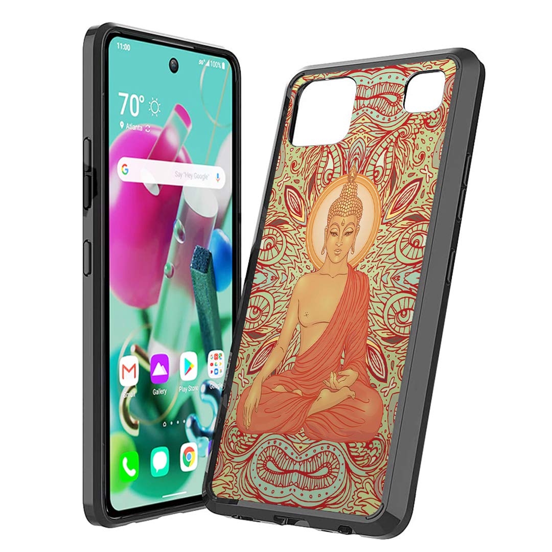 LG K92 5G Phone Case - Slim Protective Cover for Women & Men | AT&T Cricket Compatible | Buddha Design for Daily Use