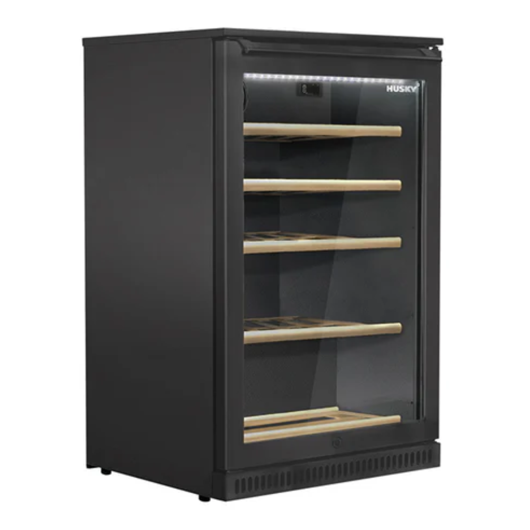 Husky 104L Alfresco Wine Chiller Black - Outdoor Portable Cooler for Picnics, Camping & Backyard Parties - HUSWSALFC1BK