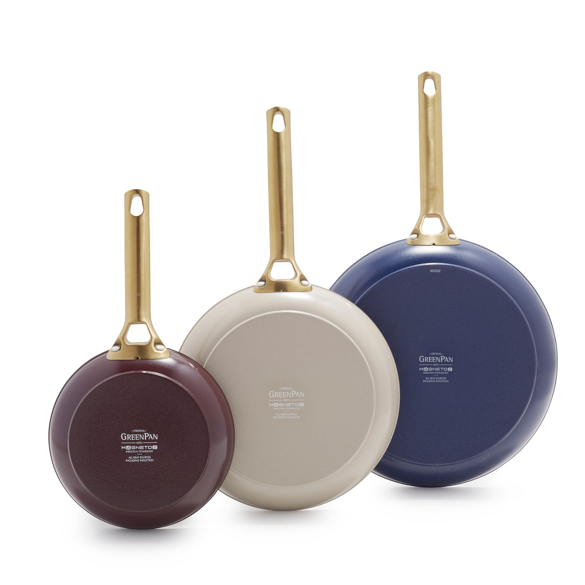 Premium Ceramic Nonstick Frypan Set - 8