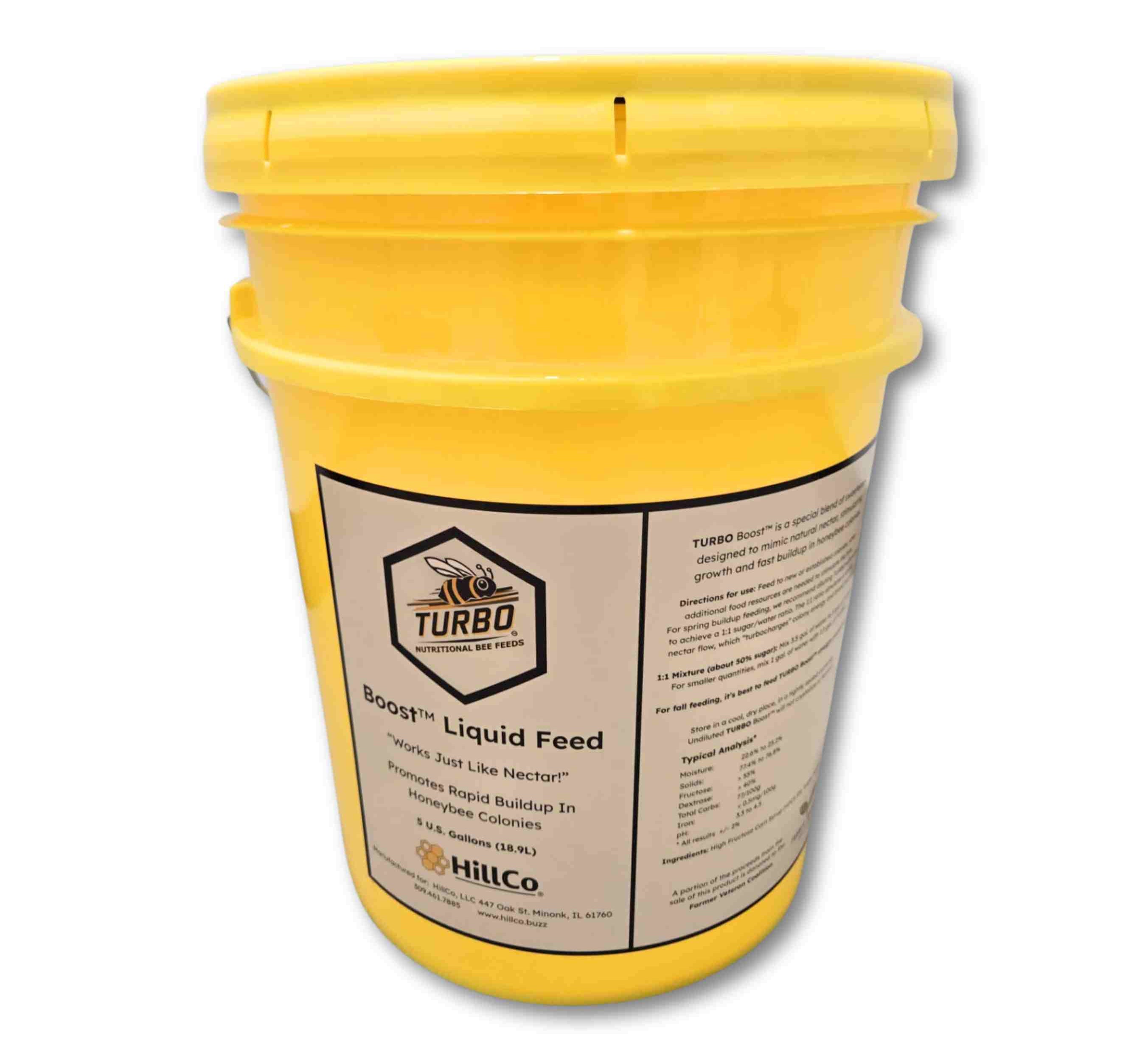 TURBO™ Liquid Bee Feed - High Energy Bee Food for Healthy Hives - Attracts & Nourishes Bees - Ideal for Beekeeping, Pollination & Garden Use