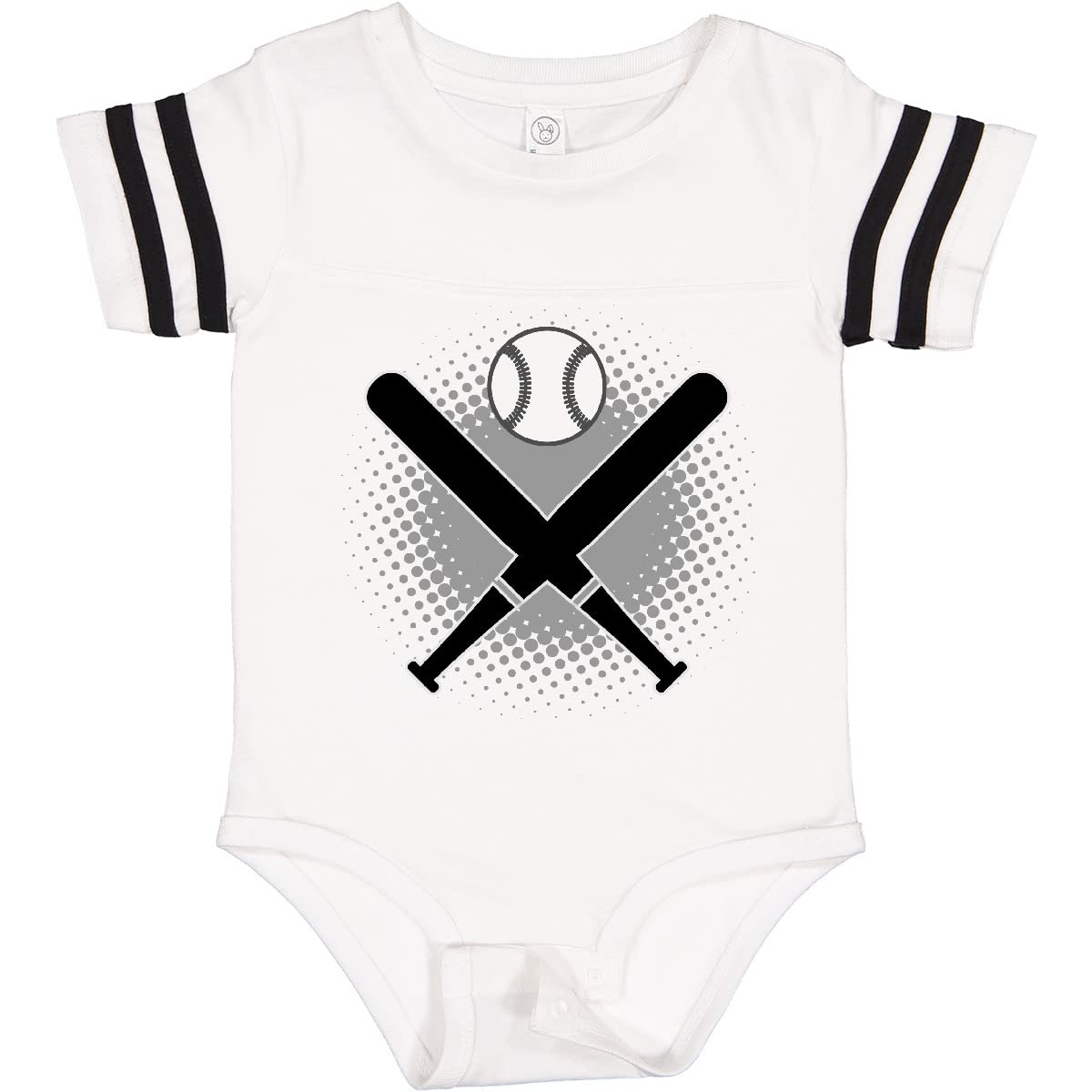 Inktastic Baseball Player Sports Fan Baby Bodysuit - Soft Cotton Infant Onesie for Boys & Girls - Perfect for Game Day, Team Spirit & Fan Outfits