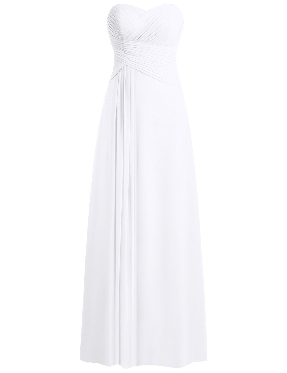 JAEDEN Elegant Chiffon Bridesmaid Dresses - Long Formal Evening Gowns for Prom, Wedding & Special Occasions | Flowy Pleated Design Perfect for Parties, Galas & Formal Events