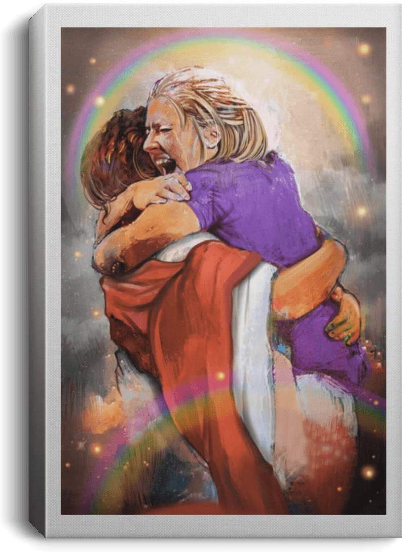 Jesus Christ Framed Canvas Wall Art - 16x24 Inches Religious Home Decor, Unframed Poster or Framed Canvas in White - Perfect for Church, Living Room & Gift Giving