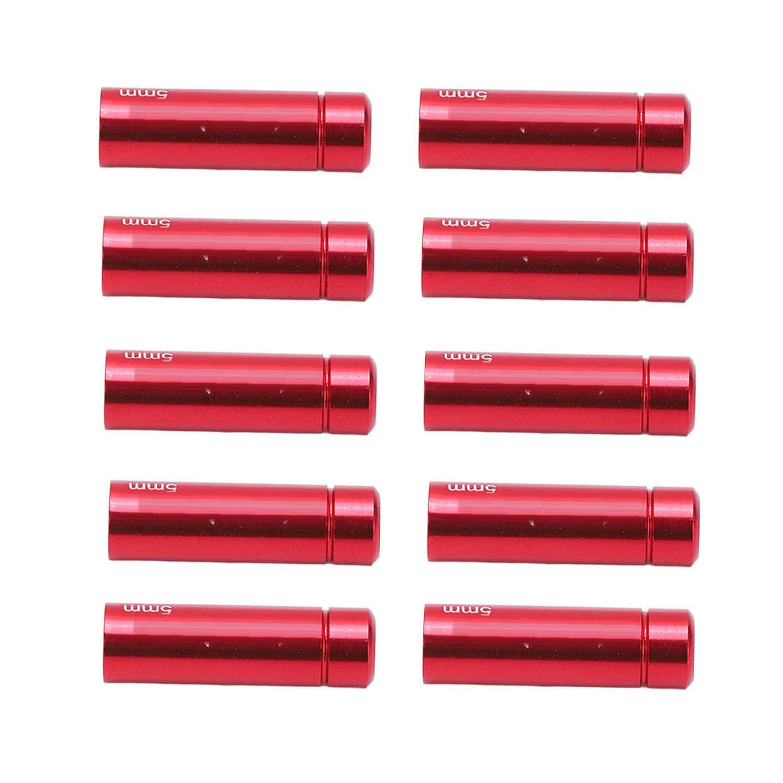 High Strength CNC Machined Anodized Bike Brake Cable End - Durable Mountain Bike Brake Cable Tips for Enhanced Cycling Safety | Perfect for MTB Trail Riding & Commuting
