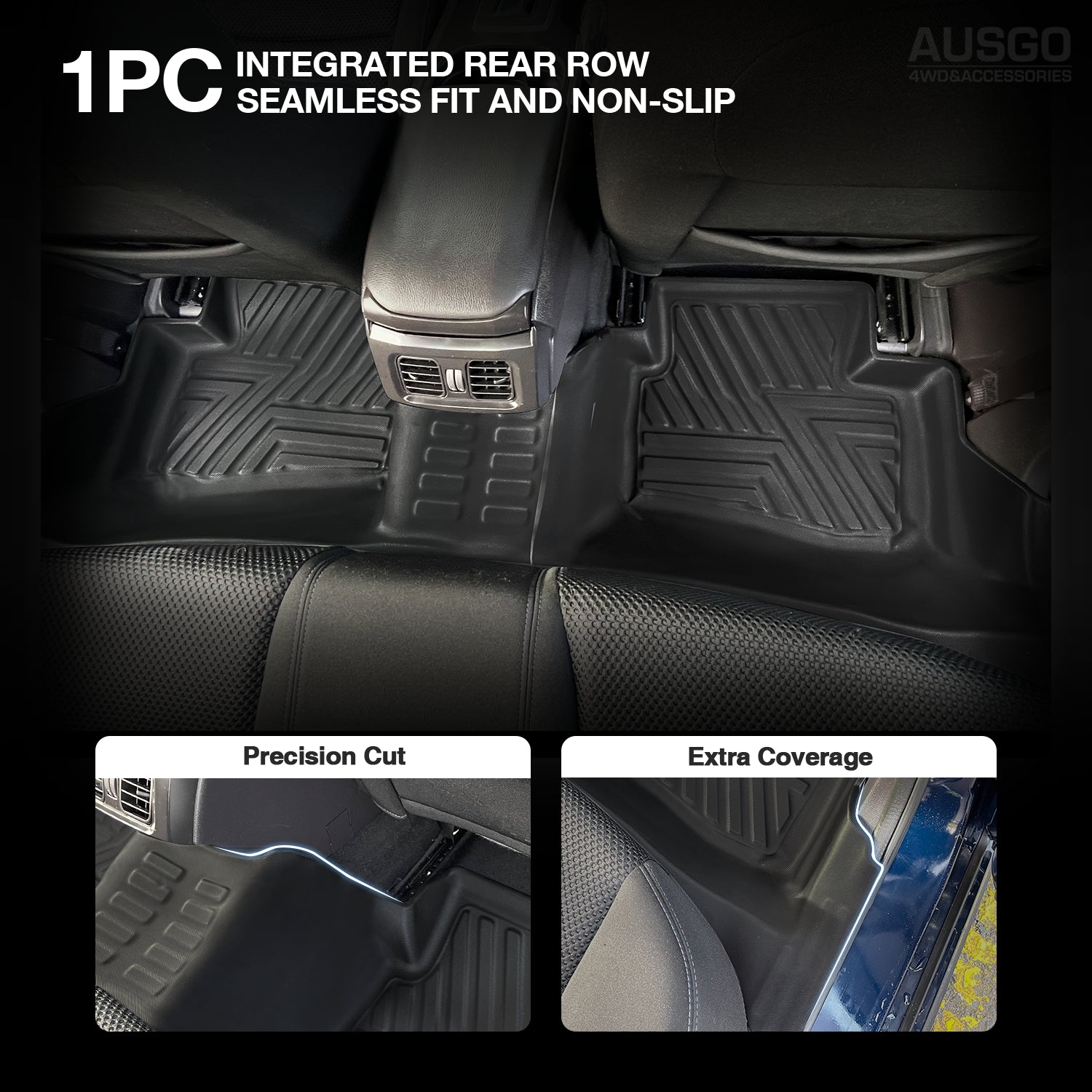 5D Custom Fit Car Floor Mats for Ford Falcon FG (2008-2019) - All Weather Protection, Non-Slip Design - Perfect for Daily Commute, Road Trips & Off-Road Adventures