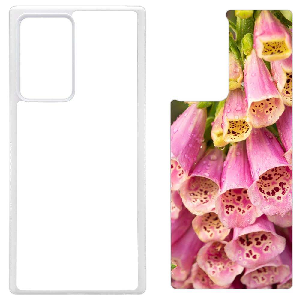 100 Pack Sublimation Phone Cases for Samsung Galaxy Note 20 Ultra - White Rubber Blank Cases with Aluminum Inserts | DIY Custom Phone Covers for Sublimation Printing | Perfect for Personalized Gifts, Business Promotions & Craft Projects