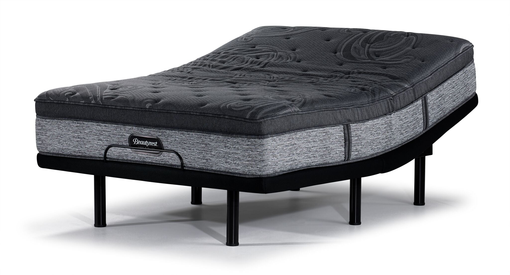 Beautyrest World Class Monarch Firm King Mattress with L2 Motion Pro Adjustable Base - Luxury Sleep System for Back Pain Relief & Motion Comfort in Master Bedrooms