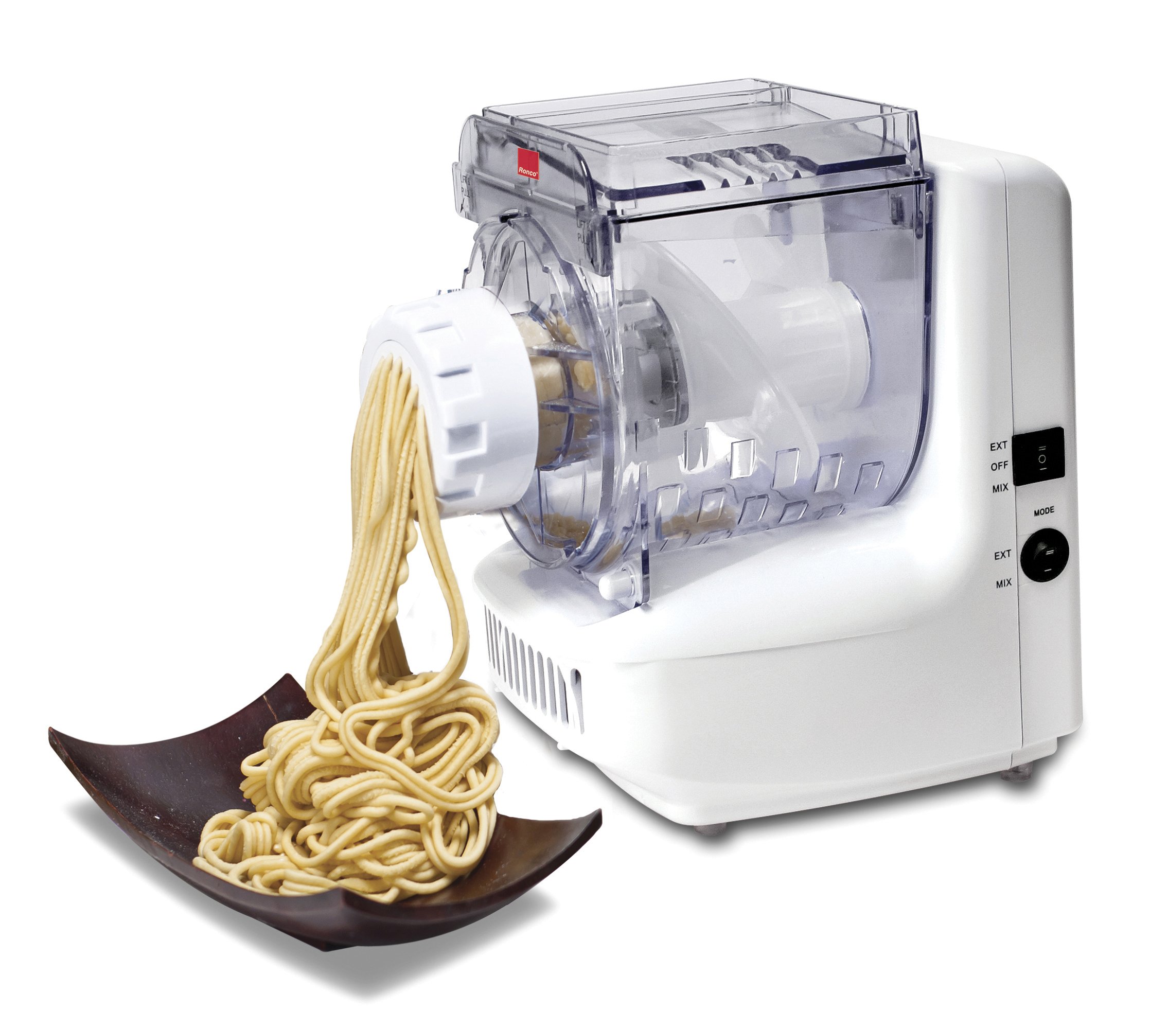Ronco Pasta & Sausage Maker Machine - Electric Pasta Maker for Homemade Noodles, Ravioli, Spaghetti | Perfect for Italian Cooking, Family Dinners & Restaurant Use