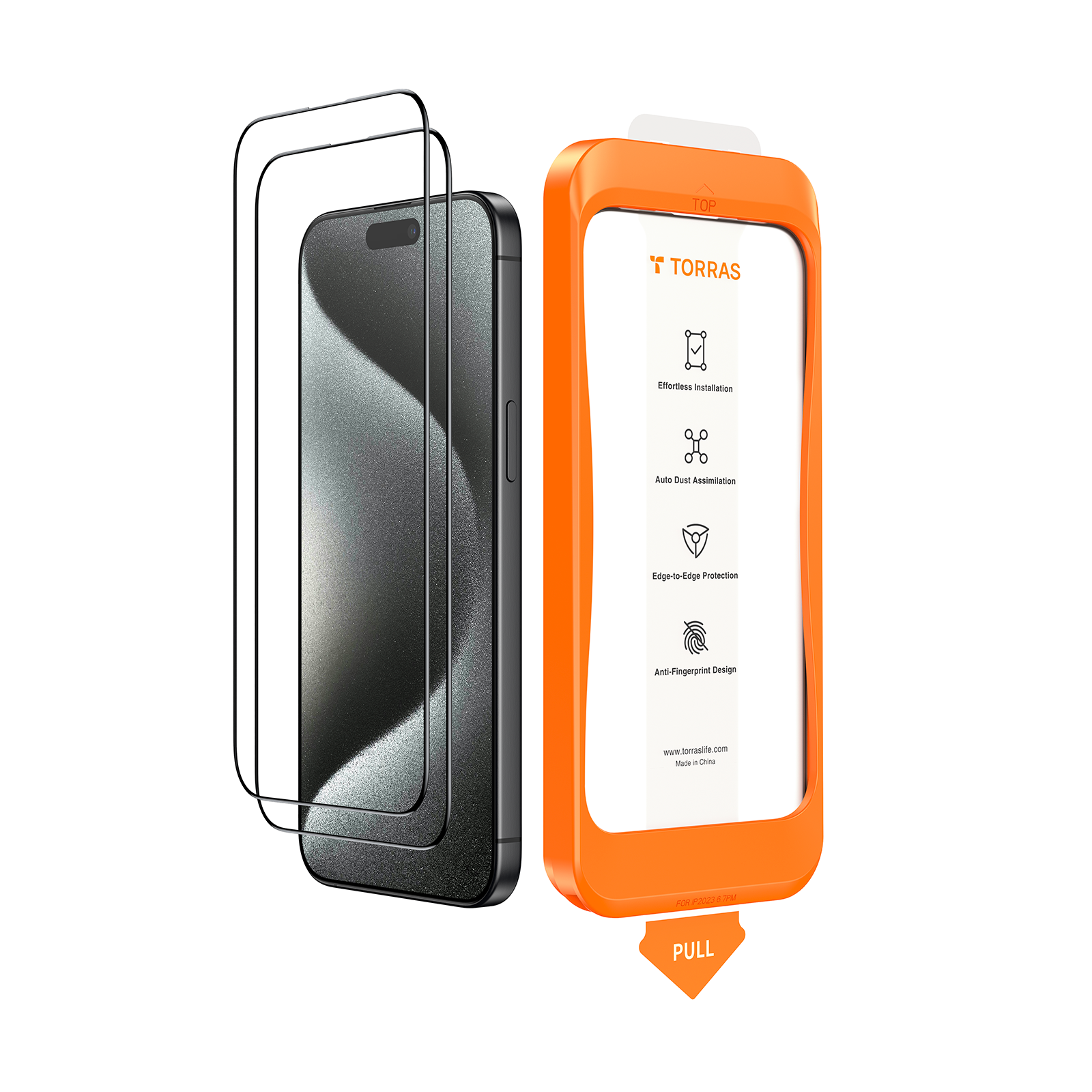 Tempered Glass Screen Protector for iPhone 14/14 Pro/14 Pro Max - 9H Hardness, HD Clear, Anti-Scratch, Bubble-Free Installation - Perfect for Work, Travel & Everyday Protection