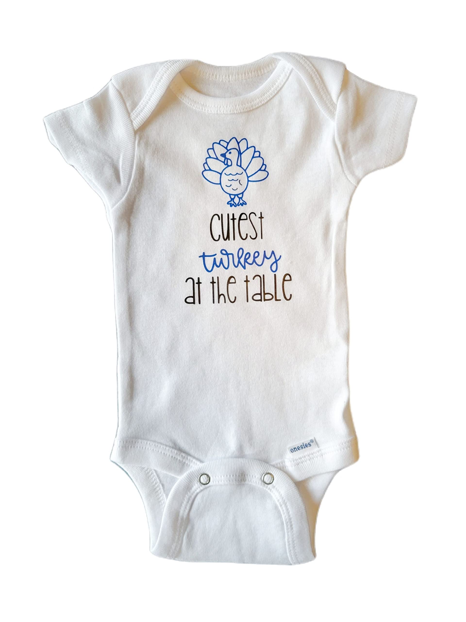 Adorable Turkey Baby Bodysuit - Cute Thanksgiving Outfit for Baby Boys | Perfect for Holiday Photos & Family Gatherings