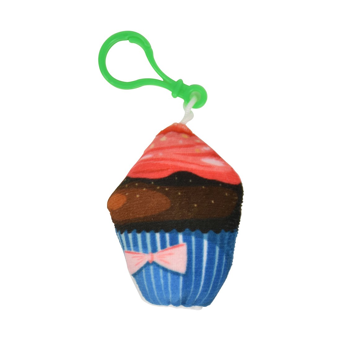 Cute Plush Cupcake Backpack Charm - Soft Squishy Keychain for Girls, Kawaii Bag Accessories - Perfect for School, Travel & Gifts