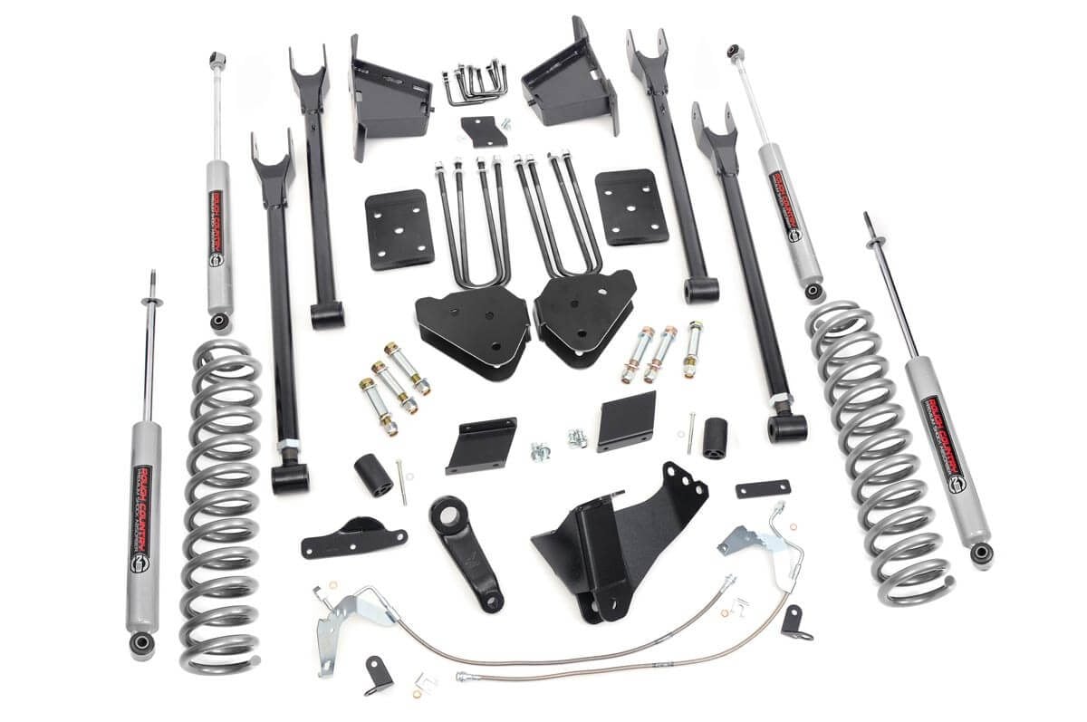 6 Inch Lift Kit for Ford F-250 Super Duty 4WD (2011-2014) | Heavy Duty 4-Link Suspension System | OVLD Off-Road Performance Upgrade | Perfect for Off-Roading, Truck Customization & Enhanced Ground Clearance
