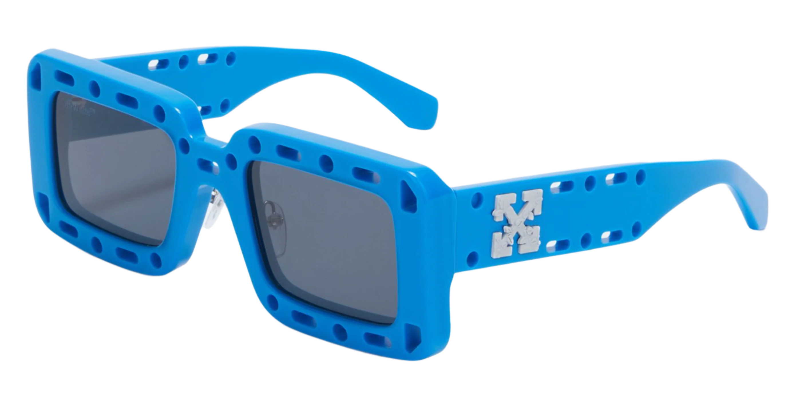 Off White Atlantic Blue Sunglasses for Men & Women - UV Protection, Polarized Lenses - Perfect for Beach, Driving & Outdoor Activities
