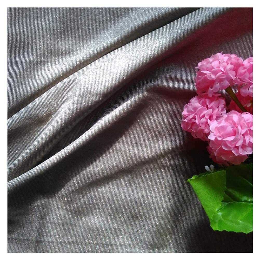 Anti Radiation Fabric - NANSONG Silver Fiber RFID/EMI/EMF Shielding Material for Clothing (2x1.5m) | Microwave Protection, Electromagnetic Reduction & Anti-Static | Ideal for EMF Protective Apparel, Curtains & DIY Projects