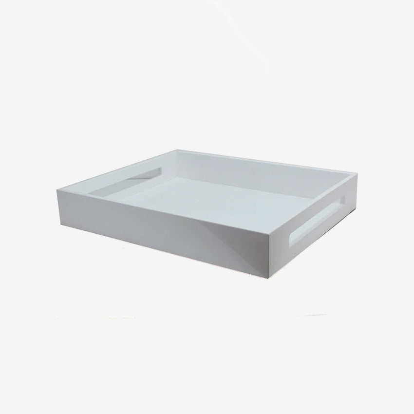 Addison Ross Lacquered Serving Tray - Elegant Wooden Tray for Breakfast in Bed, Coffee Table Decor, or Hostess Gift - Home Decor & Kitchen Serving Accessory