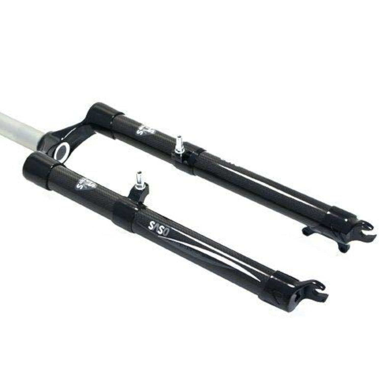 SASO Rigid Carbon Fiber Mountain Bike Fork for XC 26 Inch Wheels - Lightweight & Durable MTB Fork ST1857 | Perfect for Cross-Country Cycling & Trail Riding