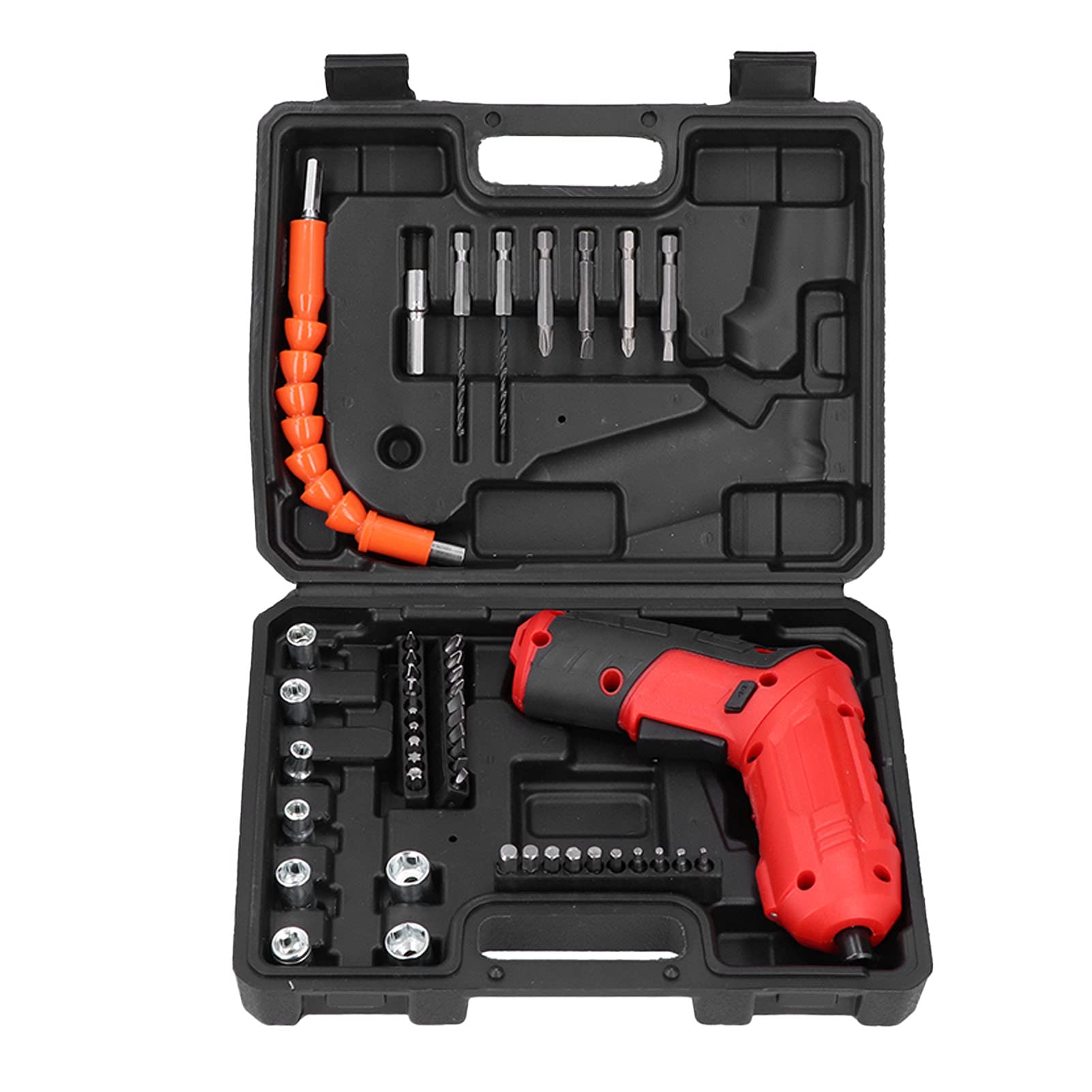 Cordless Electric Screwdriver Set with LED Light & 90° Rotation - Mini Power Tool for DIY, Home Repair, Workshop & Professional Use - Perfect for Furniture Assembly, Electronics Repair & Craft Projects