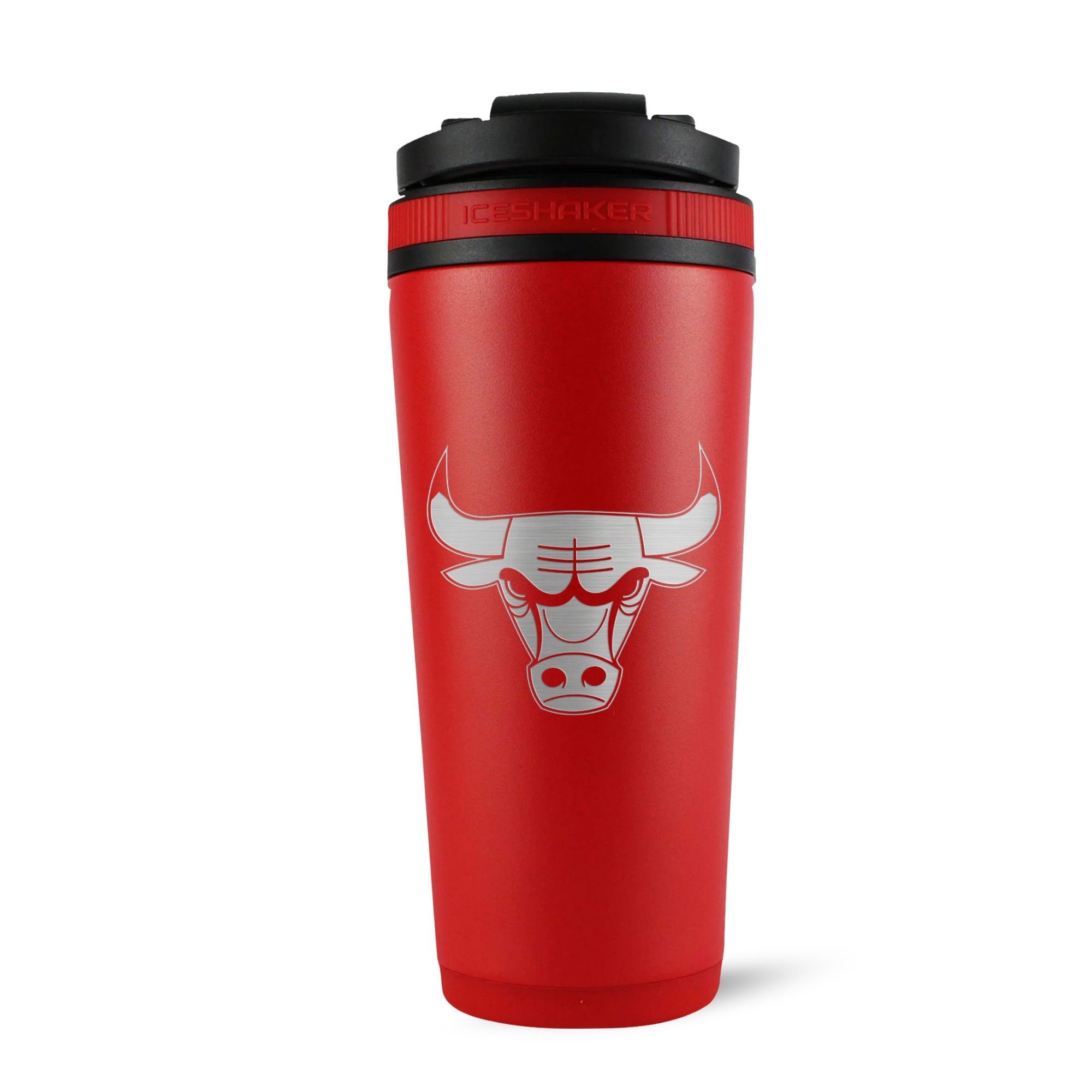 Officially Licensed Chicago Bulls 26oz Insulated Stainless Steel Water Bottle - Red | Perfect for Gym, Sports & Outdoor Activities