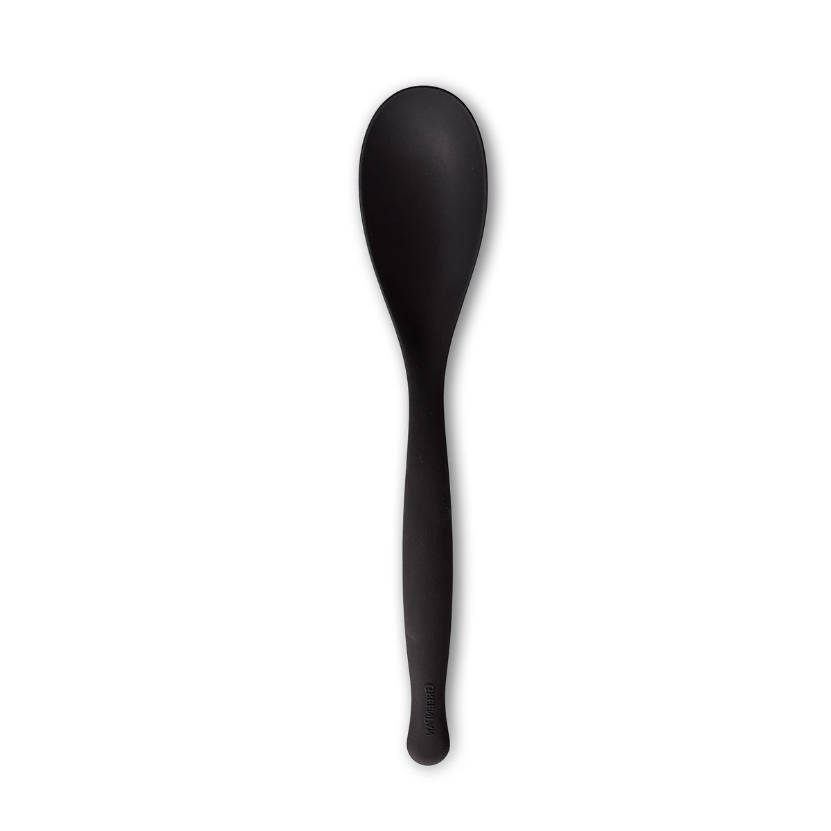Premium Black Silicone Solid Spoon - Durable, Non-Slip Kitchen Utensil for Cooking, Baking & Serving | Ideal for Hot Foods, Mixing & Meal Prep