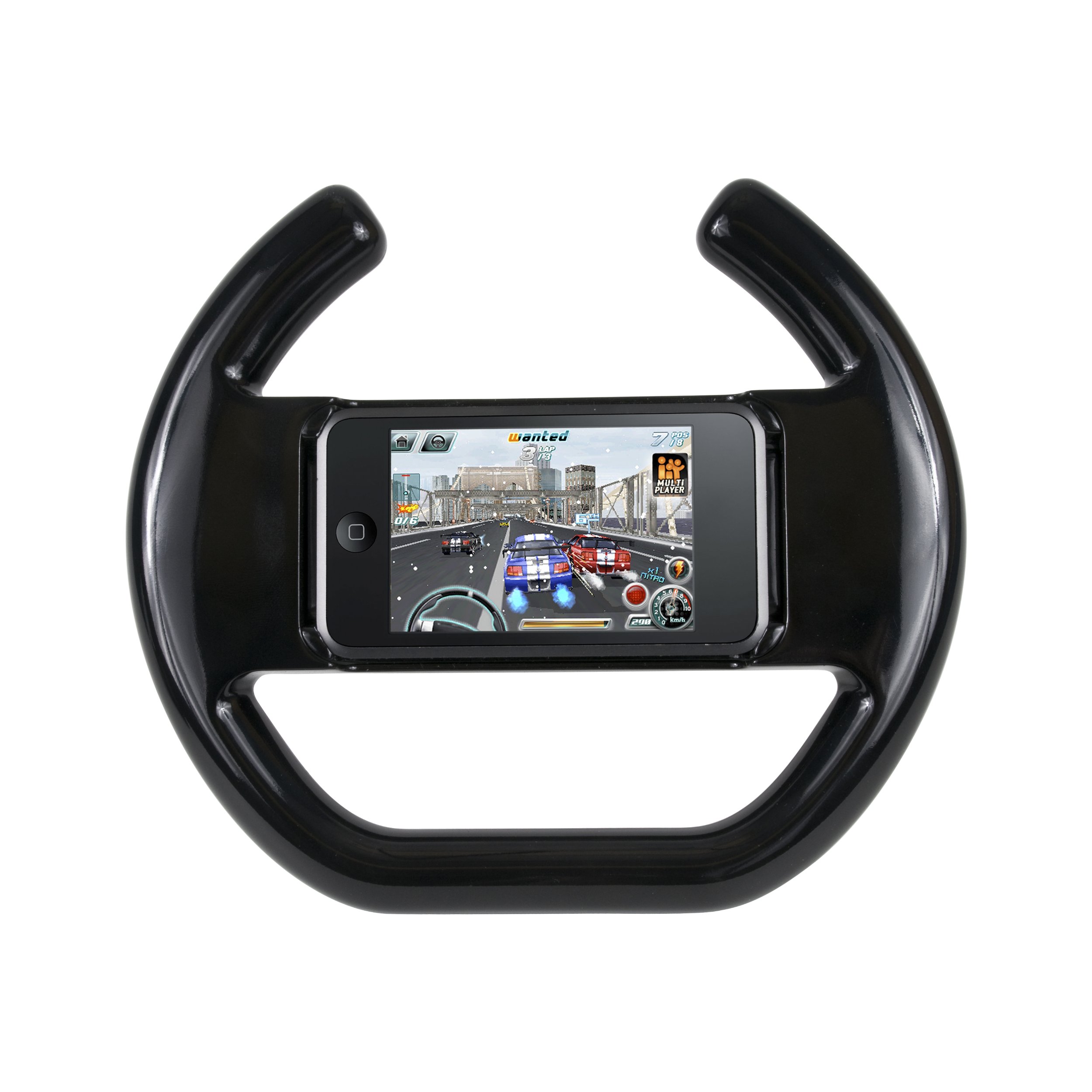Universal Car Steering Wheel Holder for iPhone & iPod Touch - Secure Mount for Hands-Free Driving & GPS Navigation