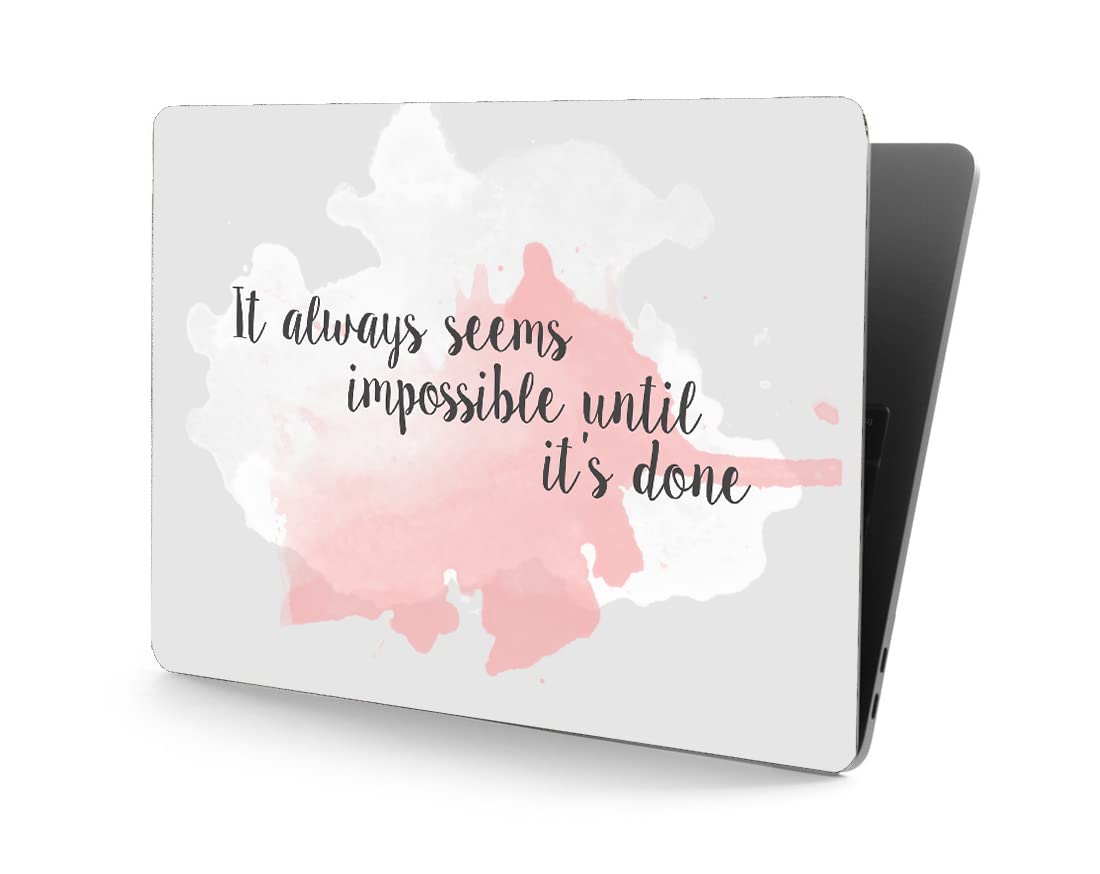 Premium HD Printed Self-Adhesive Laptop Skin Decal - Compatible with Asus, Lenovo, Dell, HP & Apple Laptops Up to 15.6 Inch - Ultimate Protection & Personalization (Design 02) - Perfect for Work, School & Travel Use