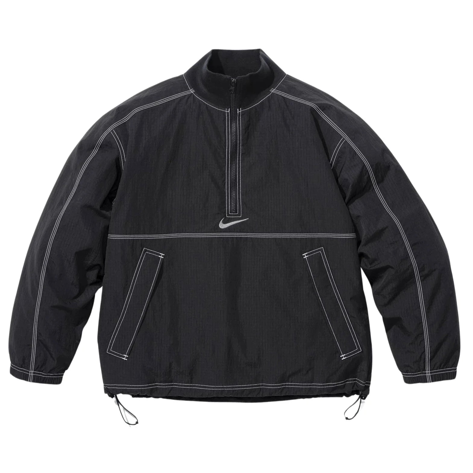 SUPREME 24SS SUPREME®/NIKE® RIPSTOP PULLOVER Jacket - Lightweight Windbreaker for Men, Streetwear Fashion Hoodie - Perfect for Urban Outfits, Gym Wear & Outdoor Activities