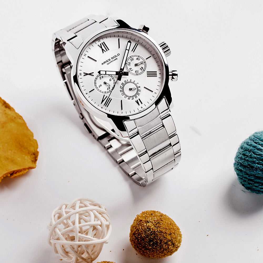 Aries Gold Urban Eternal L 103 S S - Stylish Stainless Steel Watch for Men - Perfect for Business, Casual Wear & Special Occasions